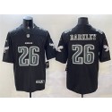 Philadelphia Eagles #26 Saquon Barkley Black Fashion Vapor Untouchable Limited Stitched Jersey