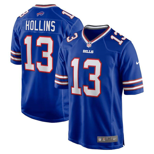 Buffalo Bills #13 Mack Hollins Royal Stitched Game Jersey