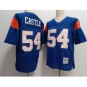Blue Mountain State #54 Thad Castle Blue Stitched Jersey