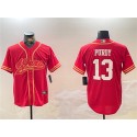 San Francisco 49ers #13 Brock Purdy Red Cool Base Stitched Jersey