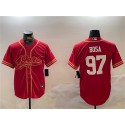 San Francisco 49ers #97 Nick Bosa Red Cool Base Stitched Jersey