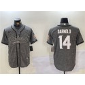 Minnesota Vikings #14 Sam Darnold Gray Cool Base Stitched Jersey