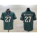 Philadelphia Eagles #27 Quinyon Mitchell Green Vapor Untouchable Limited Stitched Jersey