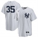 New York Yankees #35 Cody Bellinger White 2024 Cool Base Stitched Jersey