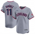 Cleveland Guardians #11 Jose Ramirez Gray 2025 Alternate Limited Stitched Jersey