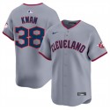 Cleveland Guardians #38 Steven Kwan Gray 2025 Alternate Limited Stitched Jersey