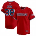 Cleveland Guardians #38 Steven Kwan Red Alternate Limited Stitched Jersey