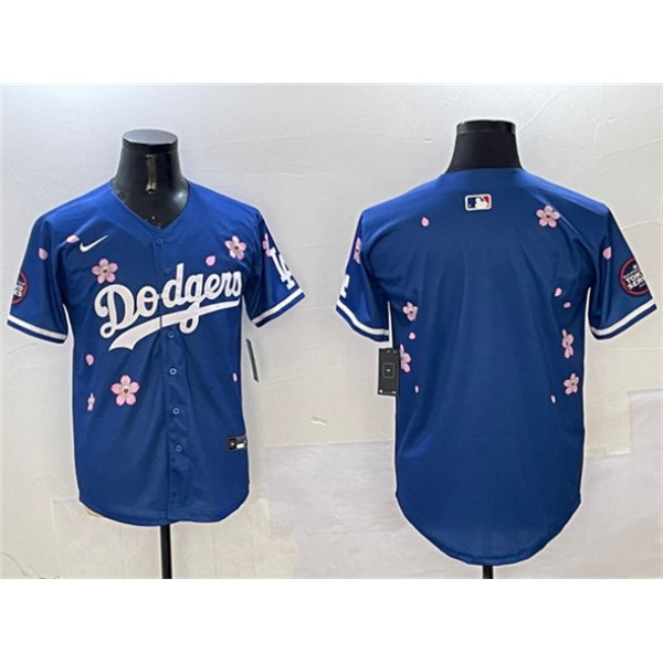 Los Angeles Dodgers Blank Royal 2025 Tokyo Series Limited Stitched Jersey