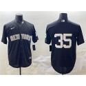 New York Yankees #35 Cody Bellinger Black Cool Base Stitched Jersey