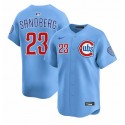 Chicago Cubs #23 Ryne Sandberg Blue 2024 25 2nd Alternate Limited Stitched Jersey