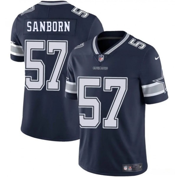 Dallas Cowboys #57 Jack Sanborn Navy 2025 Vapor Untouchable Limited Stitched Jersey