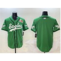 Philadelphia Eagles Blank Green 2025 Super Bowl LIX Patch Stitched Jersey