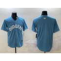 Los Angeles Dodgers Blank Light Blue Limited Stitched Jersey