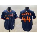Houston Astros #44 Yordan Alvarez Navy 2025 City Connect Limited Stitched Jersey