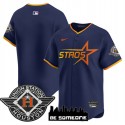 Houston Astros Blank Navy 2025 City Connect Limited Stitched Jersey