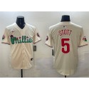 Philadelphia Phillies #5 Bryson Stott Cream Phanatic Limited Stitched Jersey