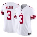 New York Giants #3 Russell Wilson White 2025 F.U.S.E. Vapor Untouchable Limited Stitched Jersey