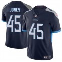 Tennessee Titans #45 Dre'Mont Jones Navy 2025 Vapor Limited Stitched Jersey