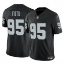 Las Vegas Raiders #95 Leki Fotu Black 2025 F.U.S.E. Vapor Stitched Jersey
