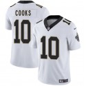 New Orleans Saints #10 Brandin Cooks White 2025 Vapor Limited Stitched Jersey