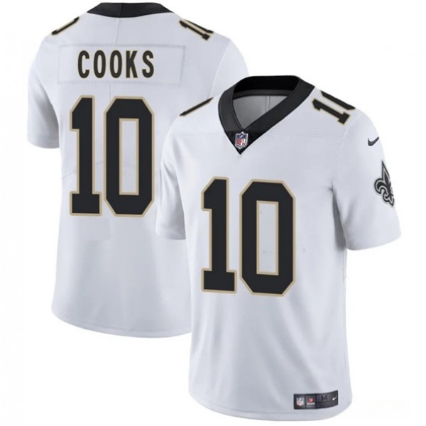 New Orleans Saints #10 Brandin Cooks White 2025 Vapor Limited Stitched Jersey