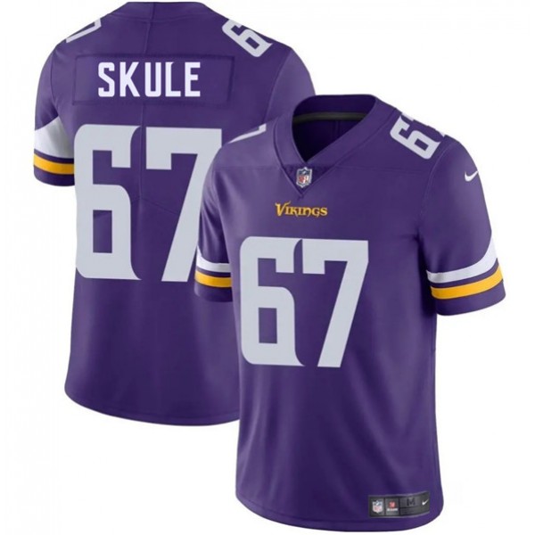 Minnesota Vikings #67 Justin Skule Purple 2025 Vapor Untouchable Limited Stitched Jersey