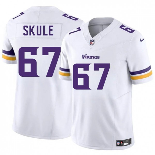 Minnesota Vikings #67 Justin Skule White 2025 F.U.S.E. Vapor Untouchable Limited Stitched Jersey