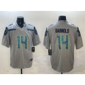 Seattle Seahawks #14 Sam Darnold Gray 2025 Vapor Limited Stitched Jersey