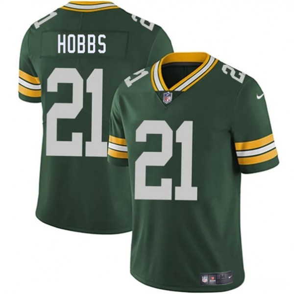 Green Bay Packers #21 Nate Hobbs Green 2025 Vapor Untouchable Limited Stitched Jersey