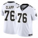 New Orleans Saints #76 Will Clapp White 2025 F.U.S.E. Vapor Limited Stitched Jersey