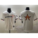 Houston Astros Team Big Logo White 2025 City Connect Limited Stitched Jersey