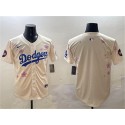 Los Angeles Dodgers Blank Cream 2025 Tokyo Series Limited Stitched Jersey