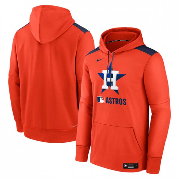 Houston Astros Orange Collection Performance Pullover Hoodie