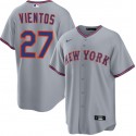 New York Mets #27 Mark Vientos Gray 2025 Limited Stitched Jersey