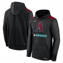 Arizona Diamondbacks Black Collection Performance Pullover Hoodie