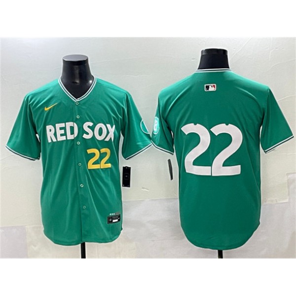 Boston Red Sox #22 Garrett Whitlock Green 2025 City Connect Limited Stitched Jersey