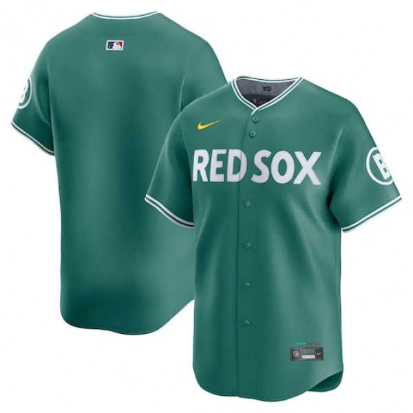 Boston Red Sox Blank Green 2025 City Connect Limited Stitched Jersey