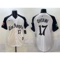 Los Angeles Dodgers #17 Shohei Ohtani White Black Mexico 2025 LA Gothic Style With Fernando Patch Vapor Premier Limited Stitched Jersey