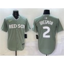 Boston Red Sox #2 Alex Bregman Green 2025 City Connect Limited Stitched Jersey