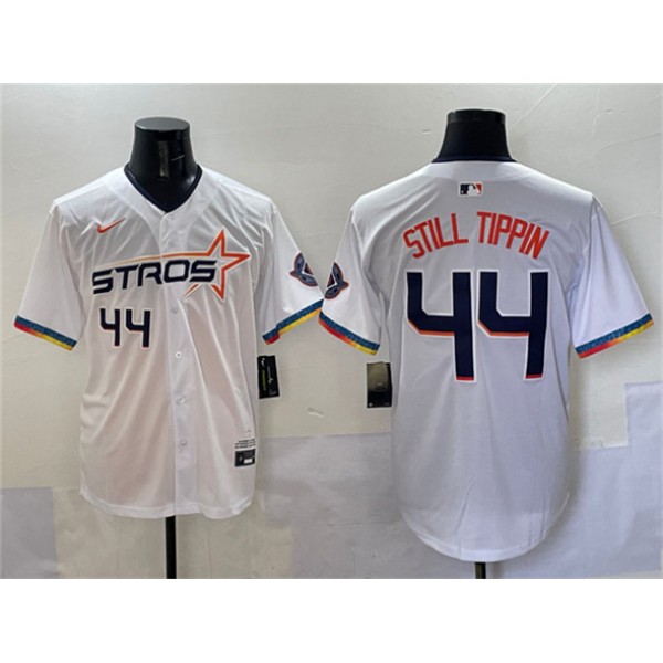 Houston Astros #44 Still Tippin White 2025 City Connect Limited Stitched Jersey