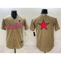 Puerto Rico Tan 2023 World Classic Team Big Logo Stitched Jersey