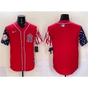 New York Yankees Blank Red American Style Limited Stitched Jersey