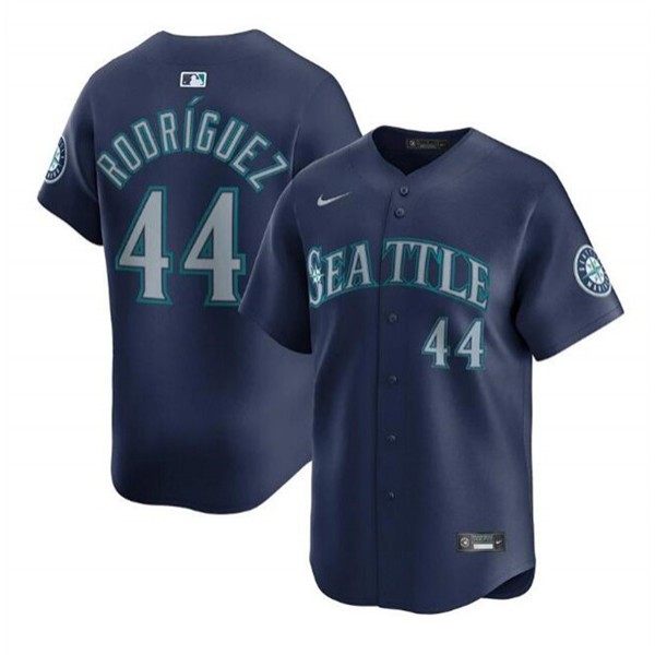 Seattle Mariners #44 Julio Rodríguez Navy Limited Stitched Jersey
