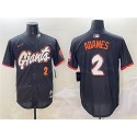 San Francisco Giants #2 Willy Adames Anthracite 2025 City Connect Limited Stitched Jersey