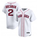 Boston Red Sox #2 Alex Bregman White 2024 Home Limited Stitched Jersey