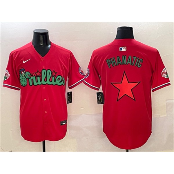 Philadelphia Phillies Red Phanatic Limited Stitched Jersey