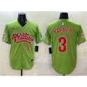 Philadelphia Phillies #3 Bryce Harper Light Green Phanatic Limited Stitched Jersey