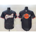 San Francisco Giants Team Big Logo Anthracite 2025 City Connect Limited Stitched Jersey