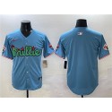 Philadelphia Phillies Blank Light Blue Phanatic Limited Stitched Jersey