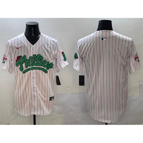 Philadelphia Phillies Blank White Phanatic Limited Stitched Jersey